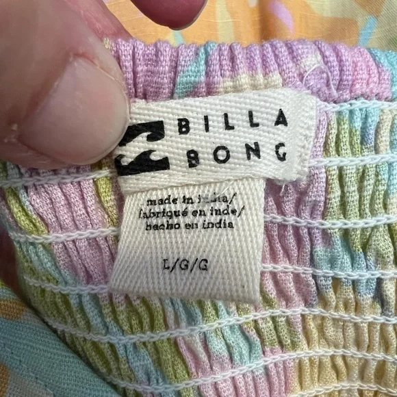 Billabong Women’s Be Mine Dress Size Women’s Large Multicolor - Picture 6 of 10